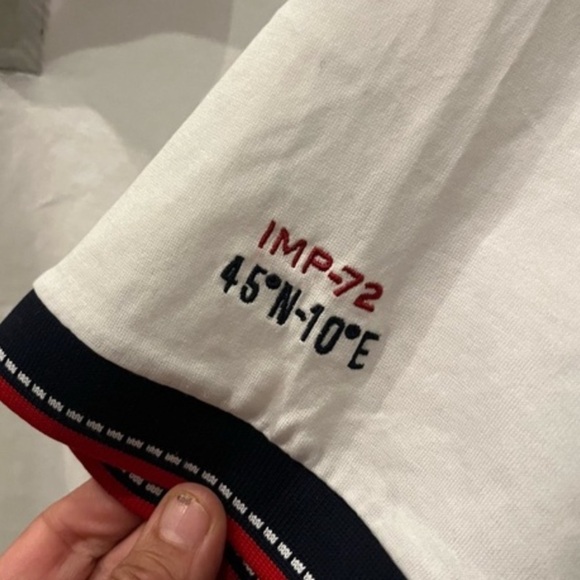 Impulso Mens Yacht Regatta Nautical Zip Collared Polo Shirt Made In Italy Sz XXL - Picture 7 of 9